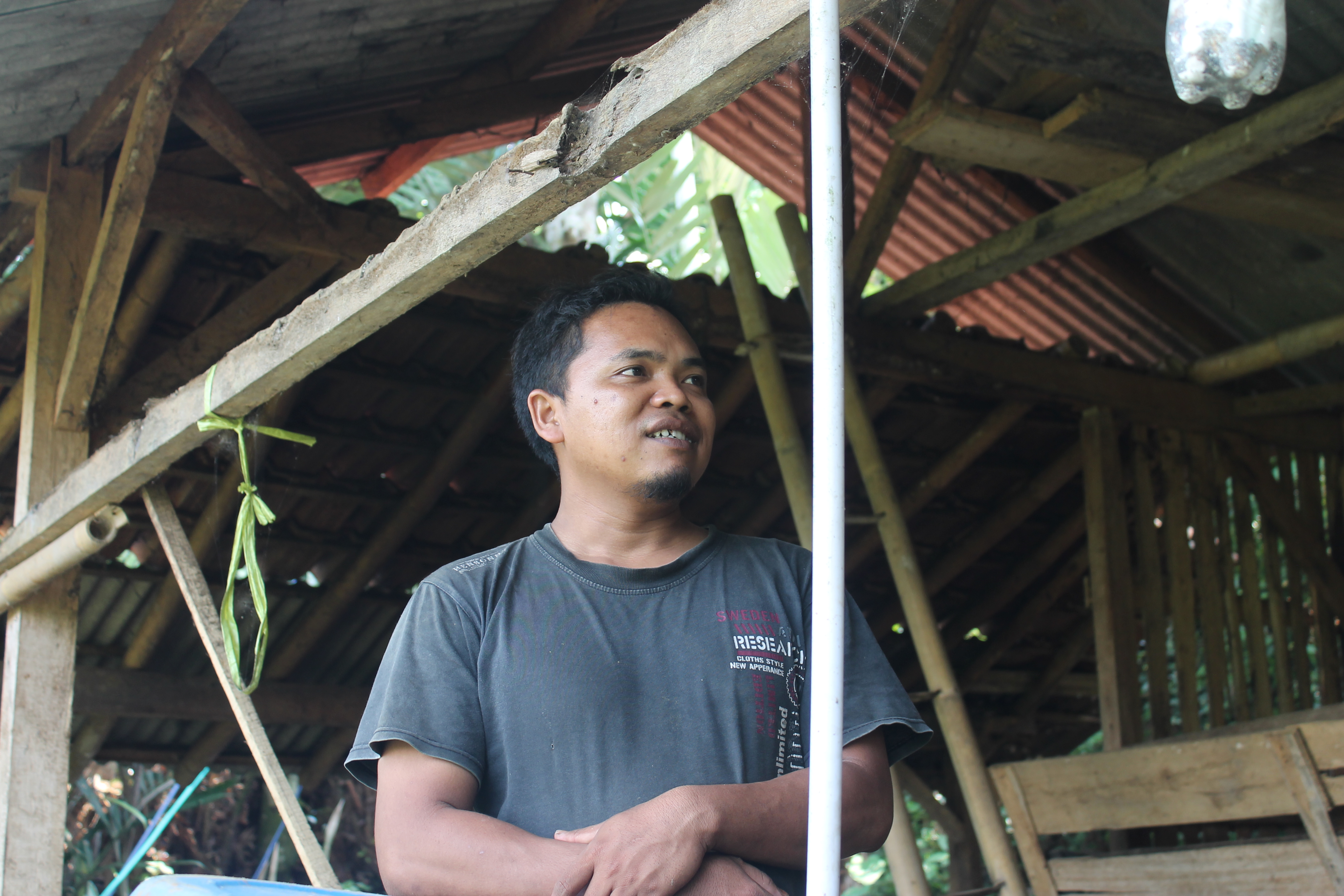 Teguh Haryanto petani salak dan peternak kambing menjadi memprakarsai penggunaan biogas di desanya